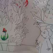 Un invité inattendu. Traditional illustration, Arts, Crafts, Paper Craft, Stor, telling, DIY, and Narrative project by Lucie Thiam Bouleau - 10.19.2022