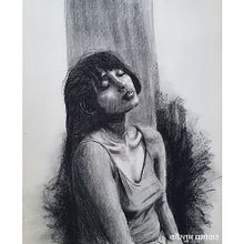 My project for course: Artistic Charcoal Portraiture: Creating Atmosphere. Traditional illustration, Fine Arts, Drawing, Portrait Drawing, Realistic Drawing, and Artistic Drawing project by Kaustubh Ghanekar - 10.19.2022
