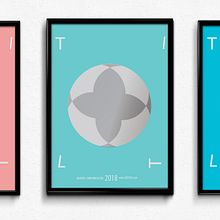 2018 Cleveland Exhibit Posters. Un progetto di Design, Br, ing, Br, identit, Illustrazione tradizionale e 3D di Davar Azarbeygui - 06.10.2018