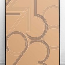 Numbers Typography Poster series. Un progetto di Design, Tipografia, Br, ing, Br, identit e Design tipografico di Davar Azarbeygui - 06.02.2018