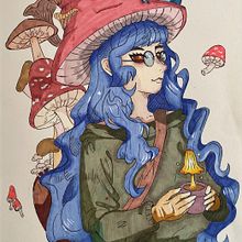 AUTUMN WITCH. Un projet de Illustration traditionnelle , et Dessin de Mariona Schergna - 19.10.2022