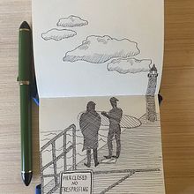 My project for course: Illustrated Diary: Fill Your Sketchbook with Experiences. Traditional illustration, Sketching, Drawing, Sketchbook & Ink Illustration project by jfonseca75 - 10.19.2022