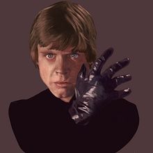 Luke Skywalker digital painting. Projekt z dziedziny Trad, c, jna ilustracja,  Sztuki piękne,  R, sunek, Ilustracja c, frowa i Portret użytkownika Adam Vanover - 20.10.2022