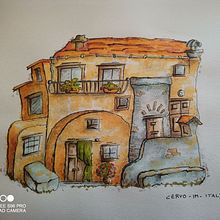 Il mio progetto del corso: Disegno architettonico espressivo con pennarelli colorati. Sketching, Drawing, Architectural Illustration, Sketchbook & Ink Illustration project by elisaavezza - 10.19.2022