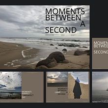 BETWEEN A SECOND . Un projet de Design , UX / UI, Conseil créatif, Marketing, Webdesign, Créativité , et Gestion de portefeuille de rosa pinto - 18.10.2022