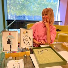 Live Drawing Swarosky. Un proyecto de Ilustración tradicional, Ilustración de moda					 e Ilustración con tinta de Léna Bousquet - 20.10.2022