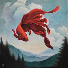 Mi proyecto del curso: Pintura al óleo: crea paisajes surrealistas. Fine Arts, Painting, and Oil Painting project by Jorge Tamayo - 10.20.2022