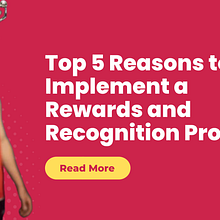 Top 5 Reasons to Implement a Rewards and Recognition Program. Advertising project by Vega HR - 02.01.2020