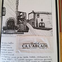 Dorpje in Spanje bezocht in de vakantie . Traditional illustration project by Astrid van Esseveld - 10.20.2022