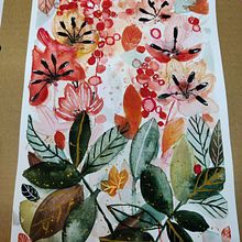 Mein Abschlussprojekt für den Kurs: Blumenkompositionen mit Aquarell: Verbinde dich mit der Natur. Un proyecto de Ilustración tradicional, Pintura, Pintura a la acuarela e Ilustración botánica de denelbeata - 20.10.2022