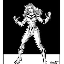 Mi proyecto del curso: Diseño de personajes femeninos para cómics. Character Design, Comic, and Drawing project by Carlos Cardozo - 10.20.2022
