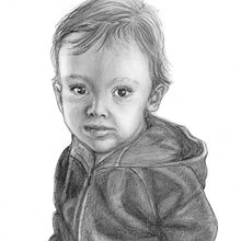 Small scale graphite pencil portrait. Un proyecto de Ilustración tradicional de Guylaine - 20.10.2022