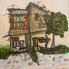 My project for course: Expressive Architectural Sketching with Colored Markers. Projekt z dziedziny Sketching,  R, sunek,  R, sunek architektoniczn, Sketchbook,  R i sunek atramentem użytkownika Amanda Darbon - 21.10.2022