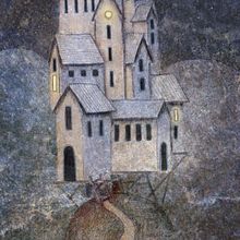 My project for course:  Imaginary Places: Draw, Paint, and Digitize on Photoshop. Sketching, Drawing, Digital Illustration, and Architectural Illustration project by Claudia Valencia - 10.21.2022