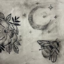 Mi proyecto del curso: Tatuaje para principiantes. Un proyecto de Diseño de tatuajes de Lucía Estrada - 21.10.2022