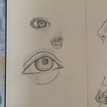 My project for course: Portrait Sketchbooking: Explore the Human Face. Projekt z dziedziny Sketching,  R, sunek, Portret,  R, sunek art, st, czn i Sketchbook użytkownika Monika T - 21.10.2022