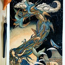 My project for course: Fairy-Tale Illustration with Pen and Ink. Drawing, Artistic Drawing & Ink Illustration project by Eira Razali - 09.20.2022