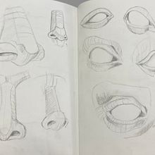 Estudio de facciones . Een project van Tekening met potlood van Ainhoa González García - 21.10.2022