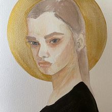 Il mio progetto del corso: Ritratto ad acquerello a partire da una fotografia. Traditional illustration, Watercolor Painting, and Portrait Drawing project by Assunta Maria - 10.22.2022