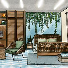 Estilo Boho . Een project van Interieurontwerp van Valentina Castilla - 20.08.2000