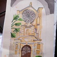 Mi proyecto del curso: Dibujo arquitectónico expresivo con marcadores de colores. Sketching, Drawing, Architectural Illustration, Sketchbook & Ink Illustration project by María Ortiz - 10.23.2022