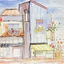 Expressive Architectural Sketching with Coloured Markers and Water Colours Ein Projekt aus dem Bereich Skizzenentwurf, Zeichnung, Architektonische Illustration, Sketchbook und Illustration mit Tinte von Faithlina - 23.10.2022