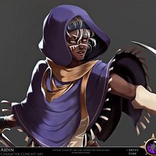 Aidin The Thief: Concept art for character design and worldbuilding course. Projekt z dziedziny Trad, c, jna ilustracja, Projektowanie postaci, Ilustracja c, frowa, Concept art, R, sunek c, frow, Malarstwo c i frowe użytkownika lu4n4gui4r - 21.10.2022