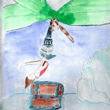 My project for course: Whimsical Illustrations with Watercolor. Un proyecto de Ilustración tradicional, Dibujo, Pintura a la acuarela, Ilustración infantil, Narrativa e Ilustración editorial de Sydney Herrington - 24.10.2022