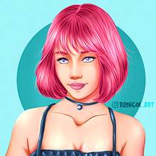 Il mio progetto del corso: Ritratto di personaggi femminili con Procreate. Traditional illustration, Digital Illustration, and Digital Drawing project by niccolai_veronica - 04.10.2022