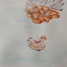 My project for course: Whimsical Illustrations with Watercolor. Projekt z dziedziny Tradycyjna ilustracja,  Rysunek, Malowanie akwarelą, Ilustracje dla dzieci, Narracja i Ilustracja wydawnicza użytkownika Emma Miller - 24.10.2022