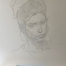 My project for course: Graphite Drawing Techniques for Planar Portraiture. Fine Arts, Sketching, Drawing, Portrait Drawing, Realistic Drawing, and Artistic Drawing project by ruttenk - 10.24.2022