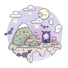 Mon projet du cours : Univers kawaii : créez des illustrations pleines de joie. Un proyecto de Diseño de personajes, Ilustración digital y Manga de Julie - 24.10.2022