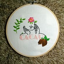 Meu projeto do curso: Técnicas básicas para bordado de letras. Embroider, and Textile Design project by Cláudia - 10.24.2022