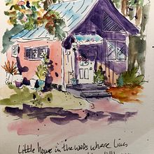 My project for course: Expressive Architectural Sketching with Colored Markers Ein Projekt aus dem Bereich Skizzenentwurf, Zeichnung, Architektonische Illustration, Sketchbook und Illustration mit Tinte von Suzi Long - 24.10.2022