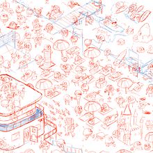 Burgapalooza! Search-and-Find Illustration in Procreate . % johnroderickpaine tarafından hazırlanan Geleneksel illüstras, on, Dijital İllüstras, on, Ve Eskiz defteri projesi - 10.20.2022