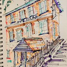 The Mitre - Knaresborough. Sketching project by Max Robertson - 10.25.2022