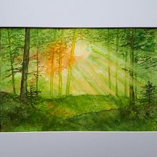 Dreamy watercolour landscapes: Painting with light (Katarzyna Kmiecik). Projekt z dziedziny  Malarstwo i Malowanie akwarelą użytkownika Manu Witters - 25.10.2022