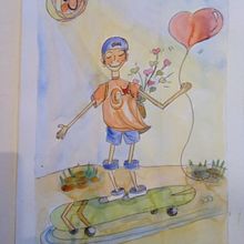 Mi proyecto del curso: Diseño de personajes expresivos con acuarela y pluma estilográfica. Un proyecto de Ilustración tradicional, Diseño de personajes, Pintura, Bocetado, Dibujo, Pintura a la acuarela, Stor, telling, Dibujo artístico, Ilustración infantil, Narrativa y Música de Monica Gonzalez - 25.10.2022