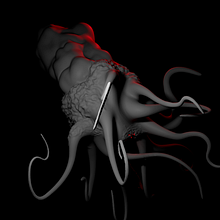 Deep Sea Monsters Ein Projekt aus dem Bereich Design, Motion Graphics, 3D, Design von Figuren, Bildende Künste und Spieldesign von Raúl García Paredes - 25.10.2022