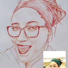 Mi proyecto del curso: Dibujo de retratos llamativos con lápices de colores. Drawing, Portrait Drawing, Sketchbook, and Colored Pencil Drawing project by Begoña Seoane - 10.26.2022
