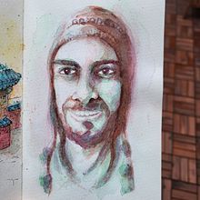 My project for course: Artistic Portrait with Watercolors. Un progetto di Belle arti, Pittura, Pittura ad acquerello e Disegno di ritratti di Lorenzo - 26.10.2022