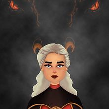 House Targaryen. Traditional illustration, Film, Video, TV, Character Design, TV, Poster Design, Drawing, and Digital Illustration project by Ruben Mejia - 10.25.2022