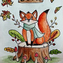 Fox. Traditional illustration project by Vania Borisova - 10.26.2022