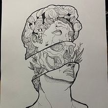 Mi proyecto del curso: Diseño de tatuajes Blackwork. Un progetto di Illustrazione tradizionale, Illustrazione digitale e Design di tatuaggi di Javier Andrés Hernández Herrera - 27.10.2022