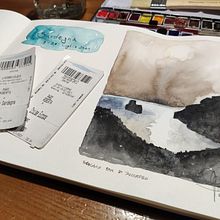 Il mio progetto del corso: Diario di viaggio ad acquerello. Traditional illustration, Watercolor Painting, Architectural Illustration, and Sketchbook project by roberta_paro77 - 10.27.2022