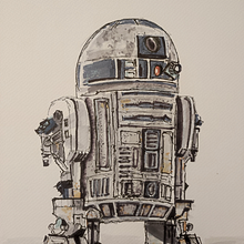 R2D2. Traditional illustration project by Claudio - 10.28.2022