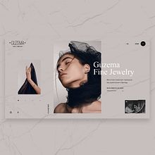 Guzema. Un progetto di Design, Motion graphics, UX / UI, Animazione, Direzione artistica, Design di gioielli, Web design, Creatività, Fashion design e E-commerce di Olga Shevchenko - 30.09.2019
