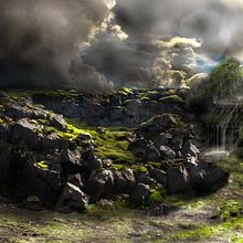 Matte painting. Un proyecto de Ilustración tradicional de Rafa Tovar Rodríguez - 28.10.2022