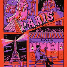 Paris and Amalfi posters! . Tipografie, Scrisori, Ilustrație digitală și Scriere manuală de Lisa McCormick - 10.28.2022