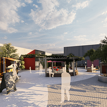 Mi proyecto del curso: Visualización arquitectónica con V-Ray para SketchUp. Un projet de Architecture, Architecture d'intérieur, Architecture numérique , et ArchVIZ de Elixandra Vasquez - 23.10.2022